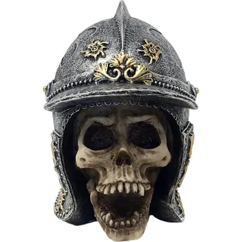 Karnevalový kostým MystiCalls Lebka s útočnou helmou 10cm, sada 4 ks