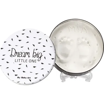 Dekorace do dětského pokoje Baby Art Magic Box Round Black & White černá