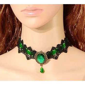 Náhrdelník Gothic Retro Tribal náhrdelník - více barev Zelená