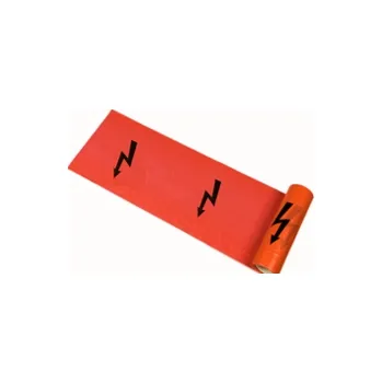 Výstražná páska ANTICOR Bohemia, s.r.o. Výstražná ohraničovací fólie s BLESKEM Verze: 220 mm x 100 m - Kód: 13180