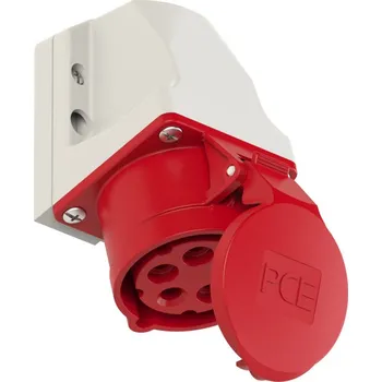 PCE Zásuvka 16A/400V 5-pól. IP44 nás. PC-115-6k