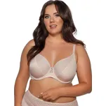 Polovyztužená zdobená podprsenka Ava 2103 Velikost: 100B, Barva: Béžová