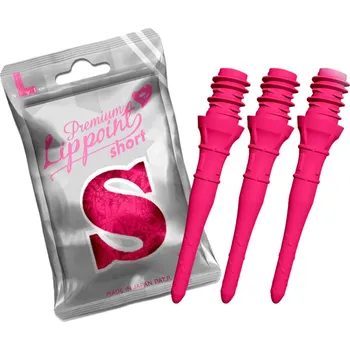 Příslušenství pro šipky L-Style Hroty Soft Lip Point Premium Short 2BA Neon Pink