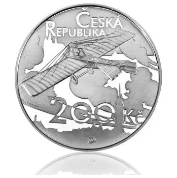 2011 - Stříbrná mince První dálkový let Jana Kašpara, Proof