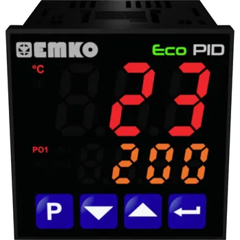 Termostat Emko ecoPID.4.5.1R.S.0 termostat Pt100, J , K, R , S , T , L -199 do plus 999 °C relé 5 A, SSR (d x š x v) 90 x 48 x 48 mm