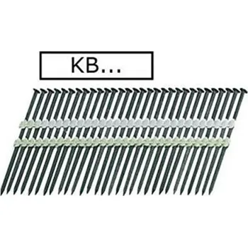 Hřebík Bostitch KB380SP120 - Hřebík kroucený 3,8 x 120 mm spojený plastem v pruzích, úhel 21°, balení 14kg / 1288ks