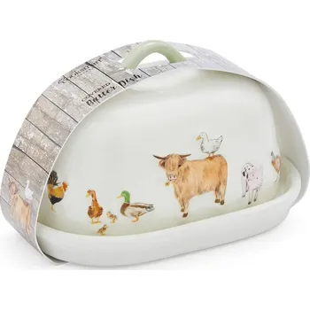 Máslenka City Look, Anglie CL - Porcelánová máslenka BUTTERCUP FARM na 250 g másla