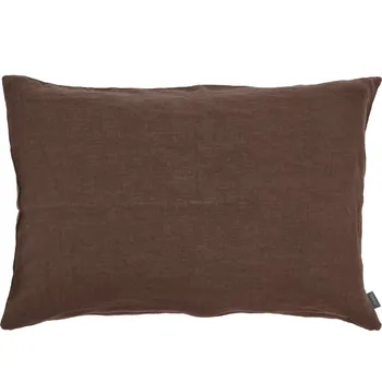 Povlečení Södahl, Dekorační povlak na polštář Linen 40 x 60 cm kávový - Formadore