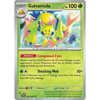 Karetní hra Galvantula 002/064 - Shrouded Fable Typ karty: Non-Holo