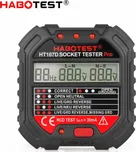 Univerzální tester zásuvek Habotest HT107D s digitálním displejem