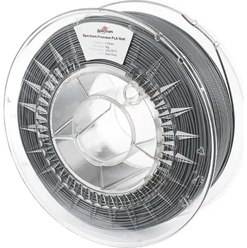 3D tisk Spectrum 3D filament, PLA Matt, 1,75mm, 1000g, 80238, dark grey