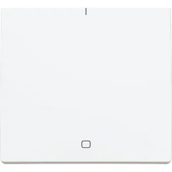 vypínač ABB Zoni Kryt spínače jednoduchý s potiskem pro řazení 3 matná bílá