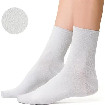 Dámské ponožky Světle šedé dámské bambusové ponožky Art.125 WD010, LIGHT BROWN Velikost: 35/37