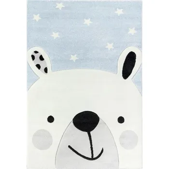 Koberec Breno Kusový koberec AMIGO 323 blue, 80x150 cm, Modrá/Vícebarevné