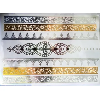 Odstranitelné tetování Metalické dočasné tetování č.027