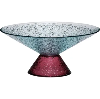 Červeno-modrá skleněná mísa na ovoce ø 25 cm Bonbon – Hübsch ID_1660330