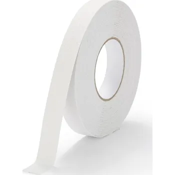 Lepicí páska Bílá korundová voděodolná protiskluzová páska FLOMA Marine - 18,3 m x 2,5 cm a tloušťka 1 mm (80081257) FLOMAT