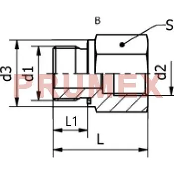 Příslušenství ke kompresoru Redukce RIEM M22x1,5-M18x1,5 v.z.