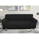 Bielastický potah na trojmístnou pohovku BestBerg / černá