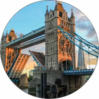 Jedlá dekorace na dort Jedlý papír Tower Bridge 19,5 cm