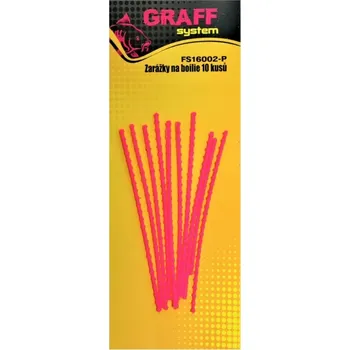 Graff Zarážky na boilie 10ks Růžové