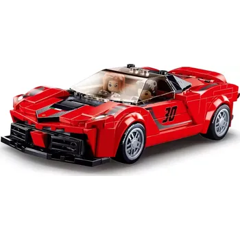 Stavebnice Sluban Sluban B0955 Červený italský sporťák