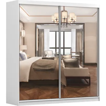 Šatní skříň IDZ Šatní skříň MULTI 20, 203 cm Barva dřeva: Bílá