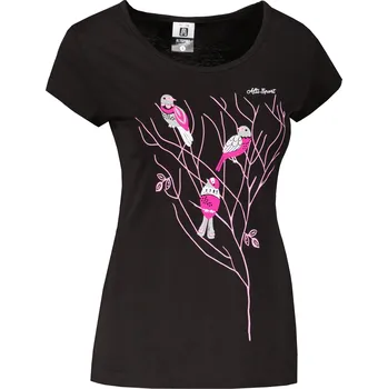 Dámské triko ALTISPORT CARRYOVER ALW182122 ČERNORŮŽOVÁ XL