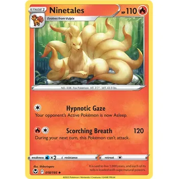 Karetní hra Pokémon TCG Ninetales 018/195