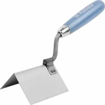 Zednická lžíce Kubala 0913 - Lžíce zednická 120 x 97 mm štukatérská, rohová vnější, NEREZová, dřevěná rukojeť