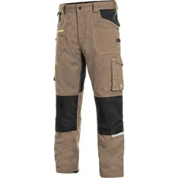 montérky Kalhoty CXS STRETCH, pánské, béžovo-černé, vel. 52