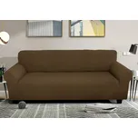 Bielastický potah na trojmístnou pohovku BestBerg / světle hnědá