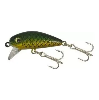 Umělá nástraha Kamasaki Wobler Perch 1 Olejovo Zelená šupinatá 3cm 3g