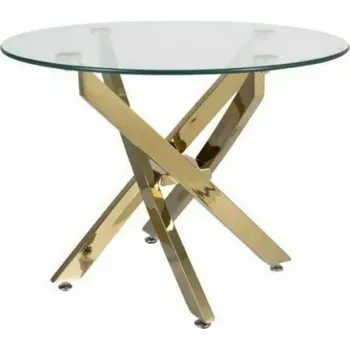 Konferenční stolek Stolek konferenční zlatý 60x45 AGIS A