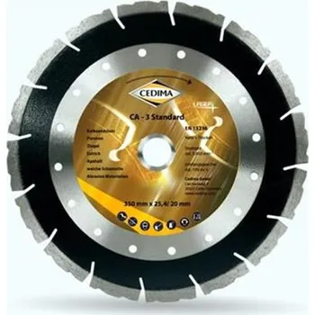 Řezný kotouč Cedima 10000132 - Kotouč řezný pr. 400x3,6x25,4mm, diamantový, na asfalt, čerstvý beton, pískovec, STANDARD CA-3