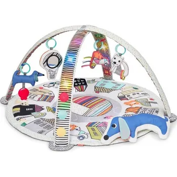 Hrací deka SKIPHOP Hrací deka hudební, svítící, 4 hračky Vibrant Village 0m+ 72x72 bílá