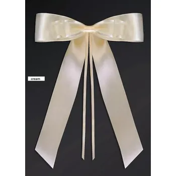 Potah na židli Mašle na židli 14cm krémová 4ks