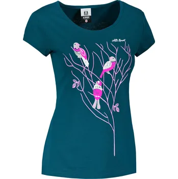 Dámské tričko Dámské triko ALTISPORT CARRYOVER ALW182122 PETROLEJOVÁ S