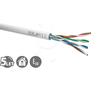 Síťový kabel Instalační kabel Solarix CAT5E UTP PVC Eca 500m/box SXKD-5E-UTP-PVC