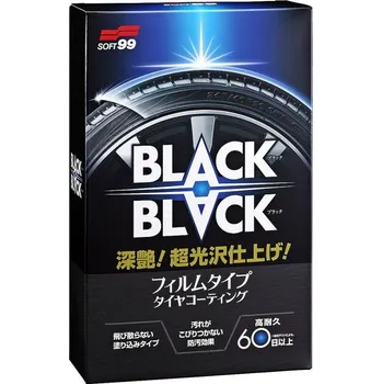 Čistič plastových dílů Keramická ochrana pneumatik Soft99 BLACK BLACK 110ml