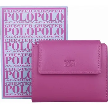 Peněženka Dámská kožená peněženka Chester no. 2212 růžovo-fialová