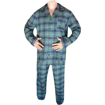 xcena Pyžamo pánské flanelové Šedá L