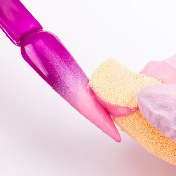 Nailee Houbička na ombre a make-up oranžová 8,5cm