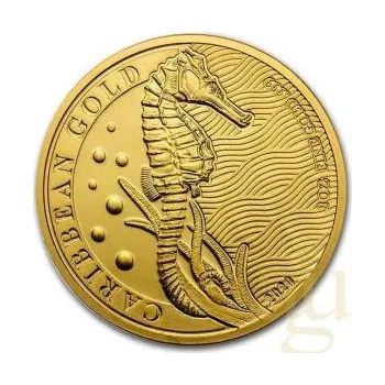 Sběratelství 1 unce zlatá mince Barbados Seekůňchen 2020