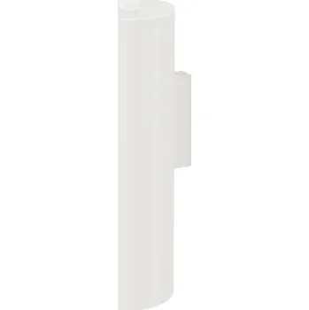 WC štětka WC kartáč TUBO 40 cm, na stěnu, bílá, nerezová ocel, Zack