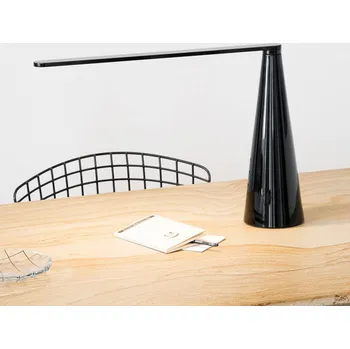 Lampička Martinelli Luce Elica LED stolní lampa, černá - délka napájecího kabelu 195 cm lesklý černý LED celkem 9 W - Doprava zdarma