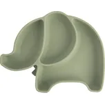 Dělený dětský talíř slon 23x18 cm