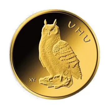 20 Euro zlatá mince Heimische Vögel - Uhu 2018 (F)