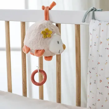 plyšák NATTOU Ježek plyšový muzikál Zoe 17 cm Mila, Zoe & Lana 25x18x11 krémová