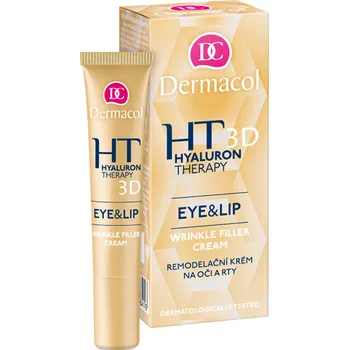 Péče o oční okolí Dermacol 3D Hyaluron Therapy remodelační krém na oči a rty 15 ml